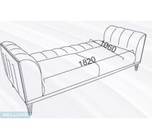 Трехместный диван-кровать Гравита (Gravita) GRAV-02 Беллона
